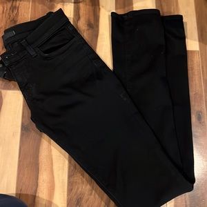 J brand black low rise pencil leg